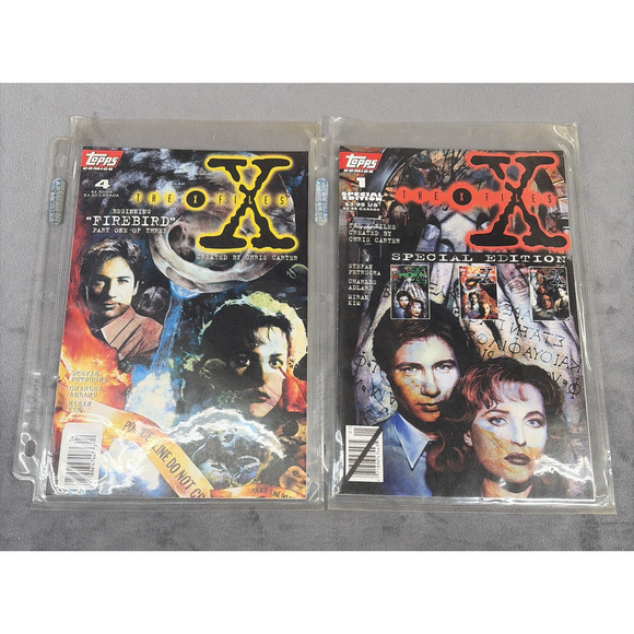 Vintage Topps X Files Comic Books Lot & other Memorabilia 35mm Film Cells Etc - Picture 9 of 16